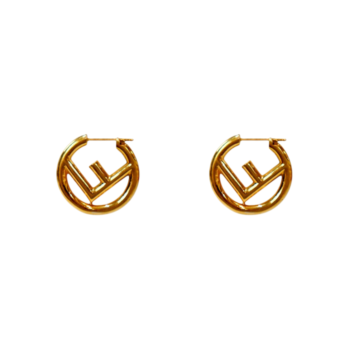 펜디 F 이즈 펜디 골드 링 귀걸이 C-B53515(Fendi F Is Fendi Gold Ring Earrings C-B53515)