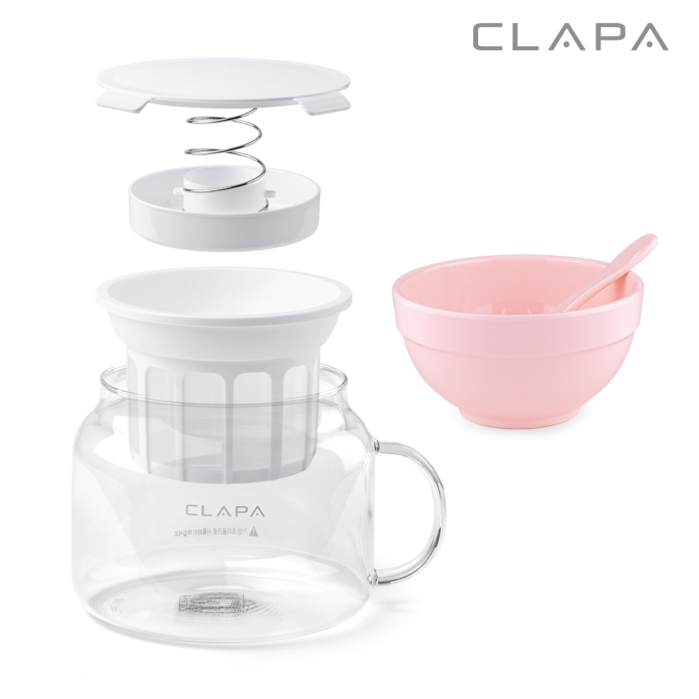 유청분리기 [3단 꾸덕조절 / 유리소재] 클래파 그릭요거트 메이커 1.8L 대용량(CLAPA Whey Separator Greek Yogurt Strainer Maker, Home Kitchen Tool BYF-G18) - 6