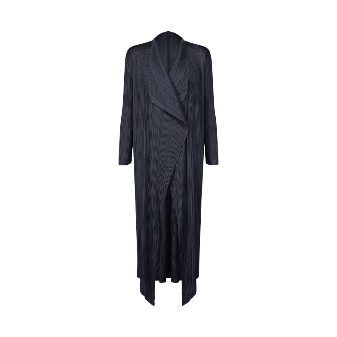 PP61-JA114-78 (W) Pleats Please Issey Miyake Monthly Colors January Coat Dark Navy