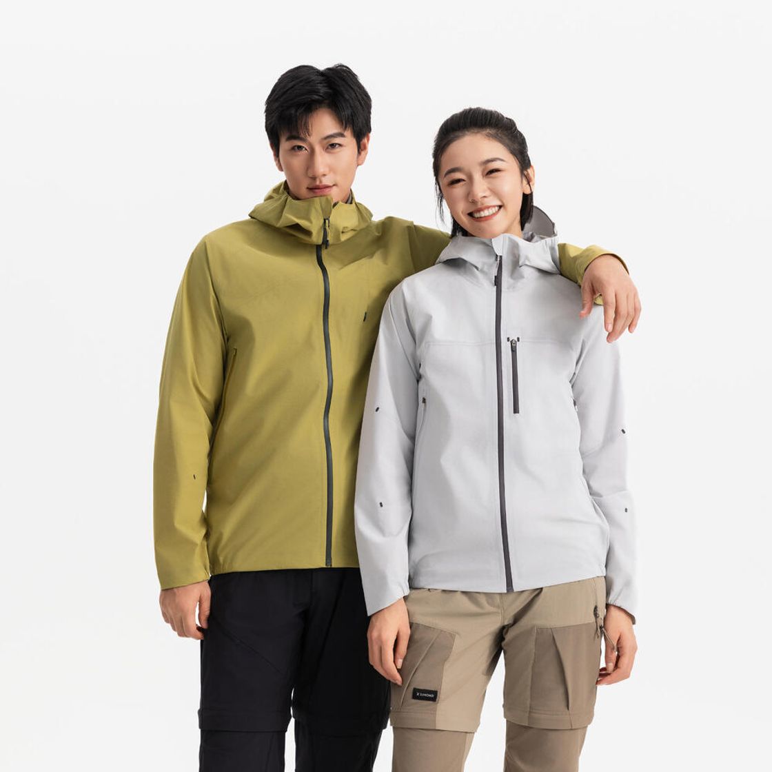 데카트론 여성 울트라라이트 등산 방수 재킷 MH500 루나 그레이(DECATHLON Women's Ultralight Hiking Waterproof Jacket MH500 Lunar Grey) - 7