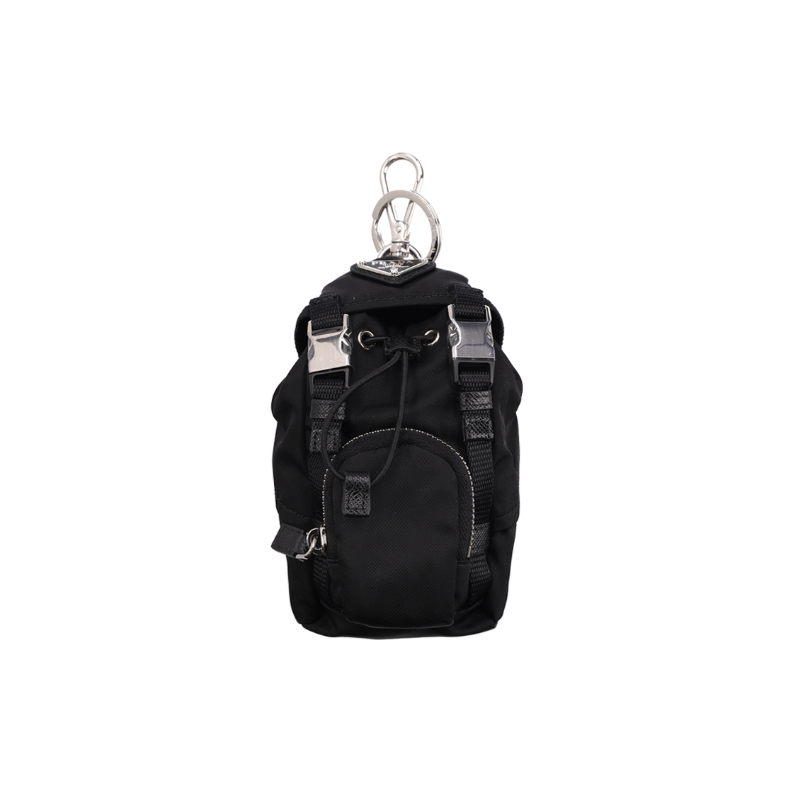 ITAQW3SHKSWE Prada ReNylon Mini Pouch Bag Black