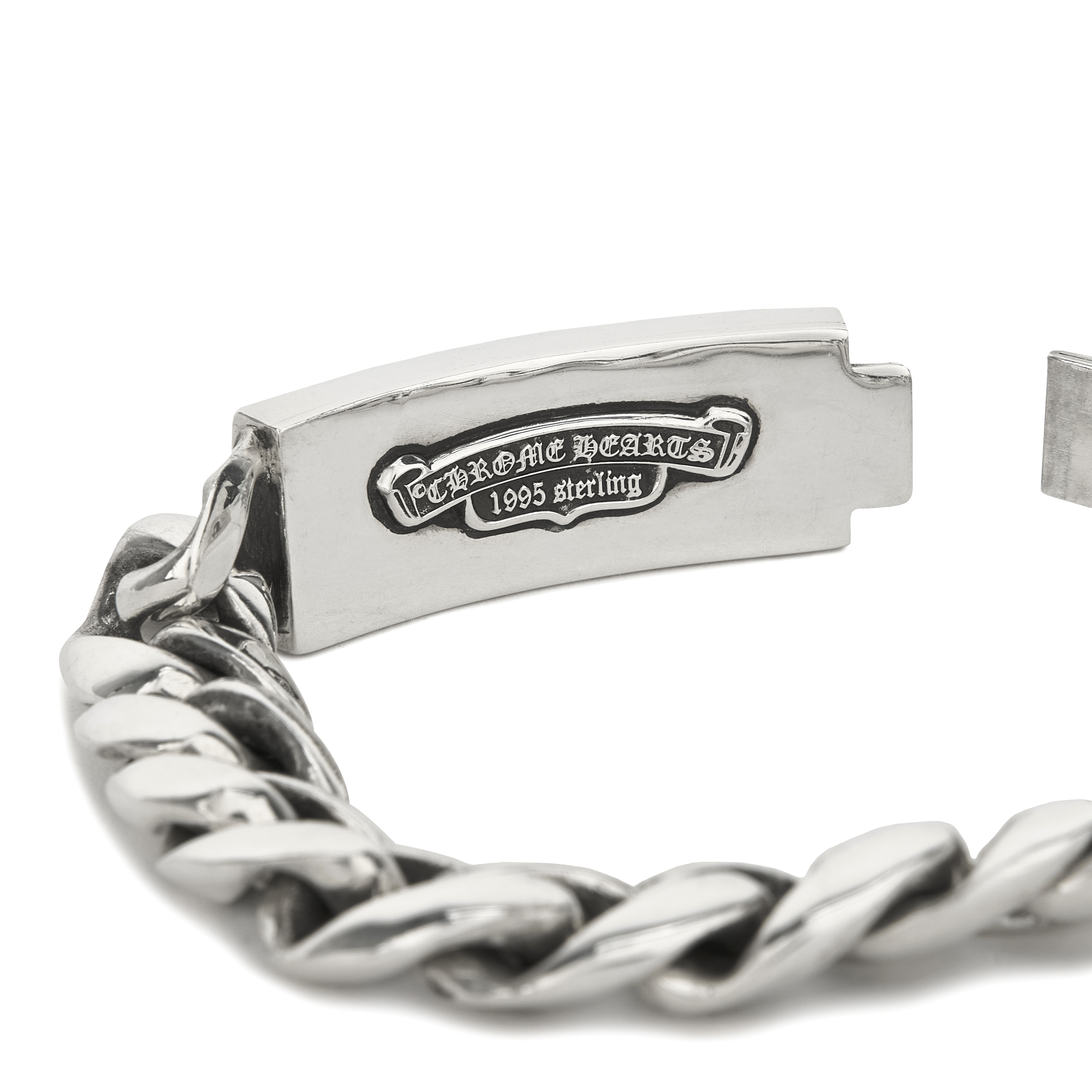 크롬하츠 ID 대거 클래식 링크 브레이슬릿 실버(Chrome Hearts ID Dagger Classic Link Bracelet Silver) - 4