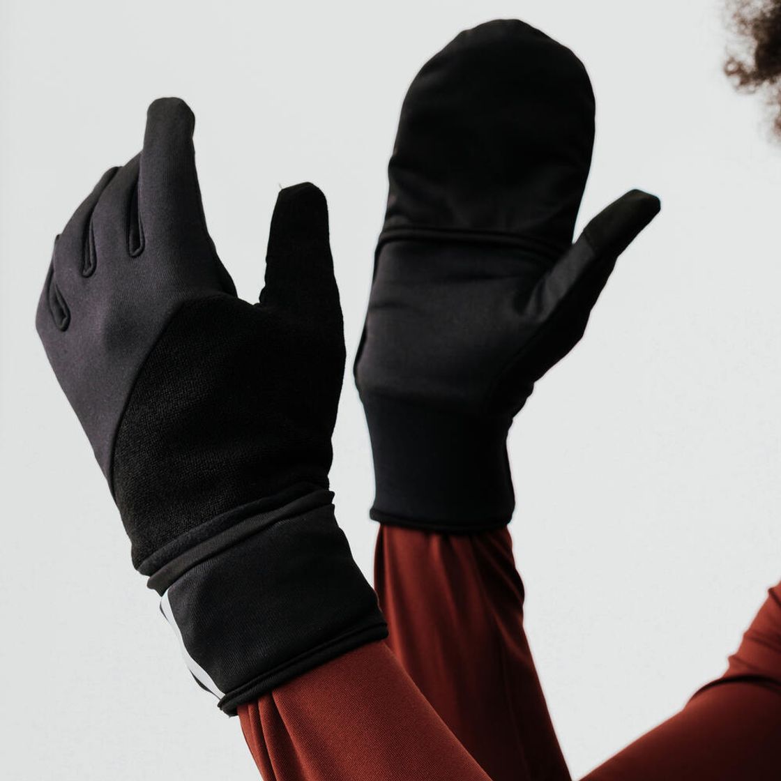 데카트론 러닝 장갑 에볼루티브 V2 스모크 블랙(DECATHLON Running Gloves Evolutive V2 Smoked Black) - 6