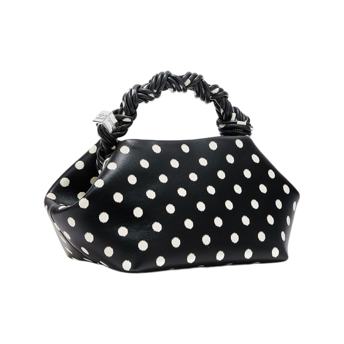 가니 폴카 닷 스몰 보우백 블랙(Ganni Polka Dot Small Bou Bag Black) - 2