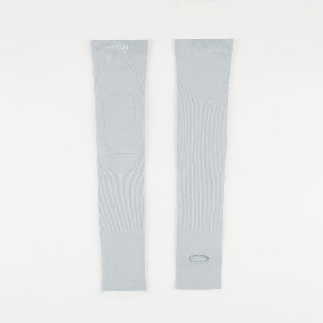 데카트론 러닝 자외선 차단 팔 토시 실버 그레이(DECATHLON Running UV Protection Arm Sleeves Silver Grey) - 5