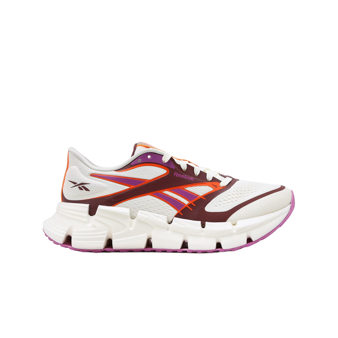 100244483/RESO6EN3WP2 (W) Reebok Floatzig 2 White Burgundy Pink