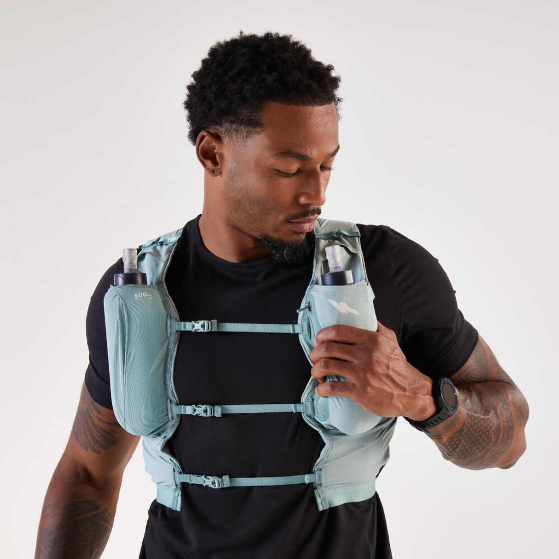 데카트론 경량 트레일러닝 베스트 5L 프로즌 그린(DECATHLON Lightweight Trail Running Vest 5L Frozen Green) - 5