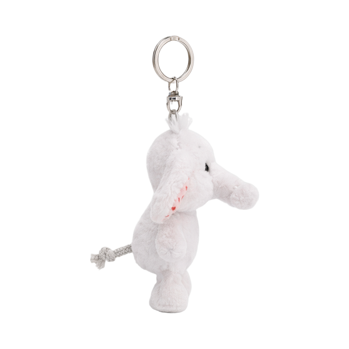 니키 코끼리 리어 키링 10cm([KREAM 단독] NICI Keyholder Love elephant light grey 10cm GREEN) - 2