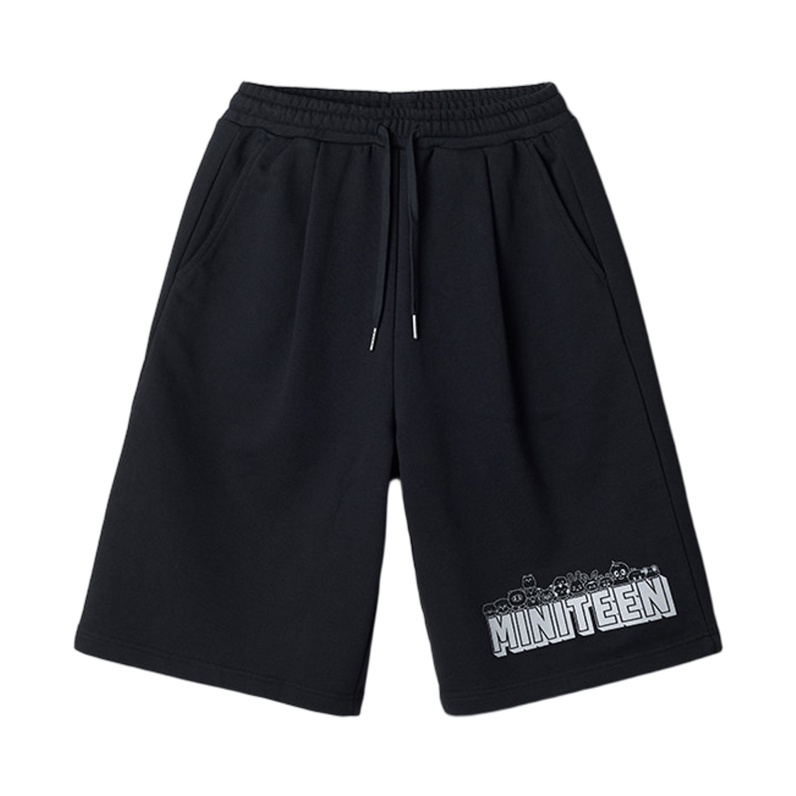 스파오 x 미니틴 버뮤다 쇼츠 블랙(Spao x Miniteen Bermuda Shorts Black) - 1