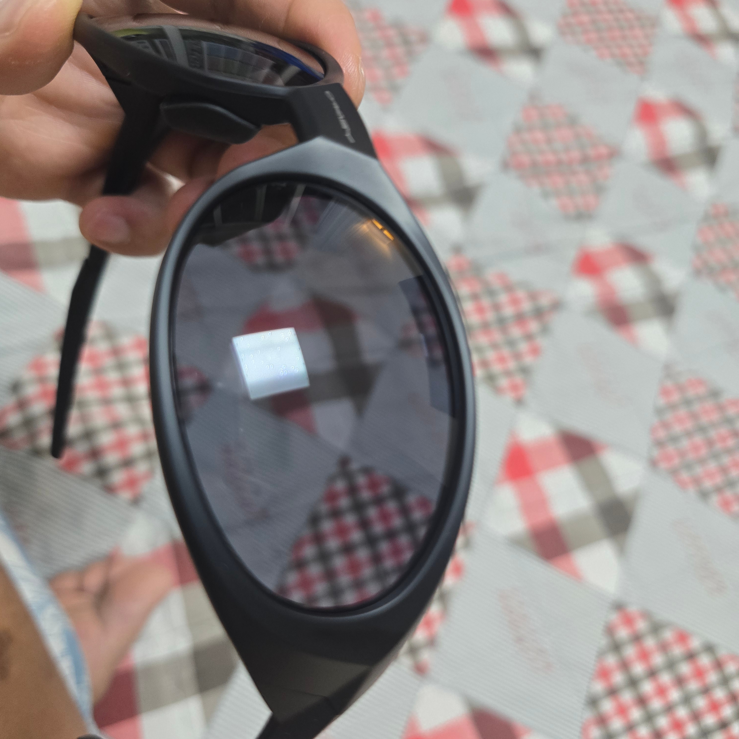 Oakley Eye Jacket Redux Matte Black Frame Prizm Grey Lenses High Bridge Fit 착용 스타일 - 1