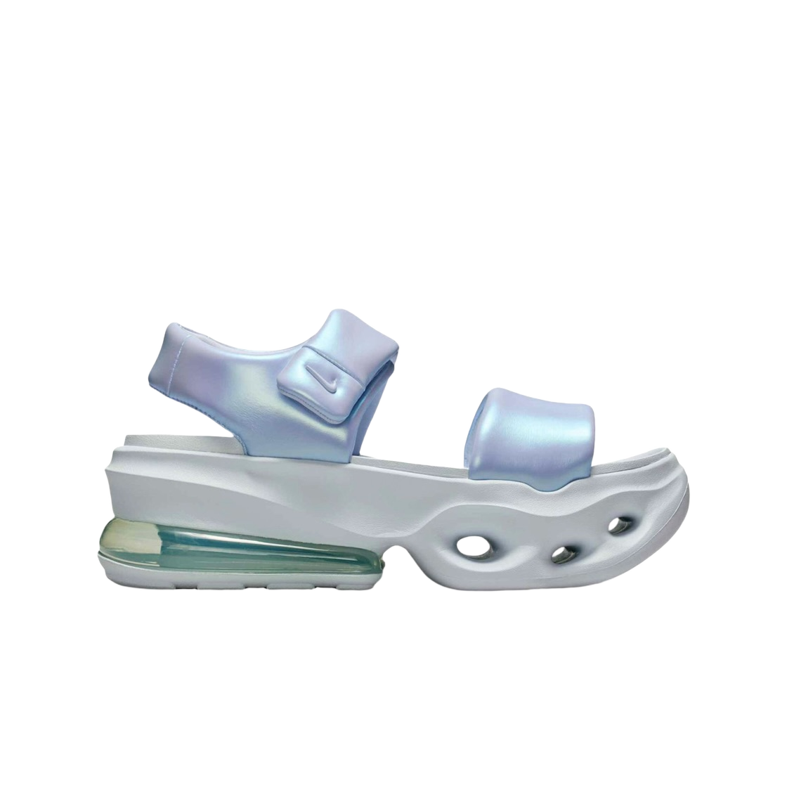 IO1959-401 (W) Nike Air Max Halo Sandal Hydrogen Blue Football Grey