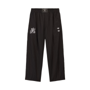 Adidas x Willy Chavarria Pinstripe Track Pants Black White - KR Sizing