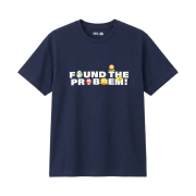 Uniqlo UT x Mario Movie Graphic T-Shirt B Navy
