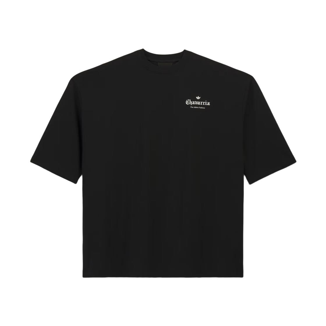 아디다스 x 윌리 차바리아 로고 숏슬리브 티셔츠 블랙 - KR 사이즈(Adidas x Willy Chavarria Logo Short Sleeve T-Shirt Black - KR Sizing) - 1