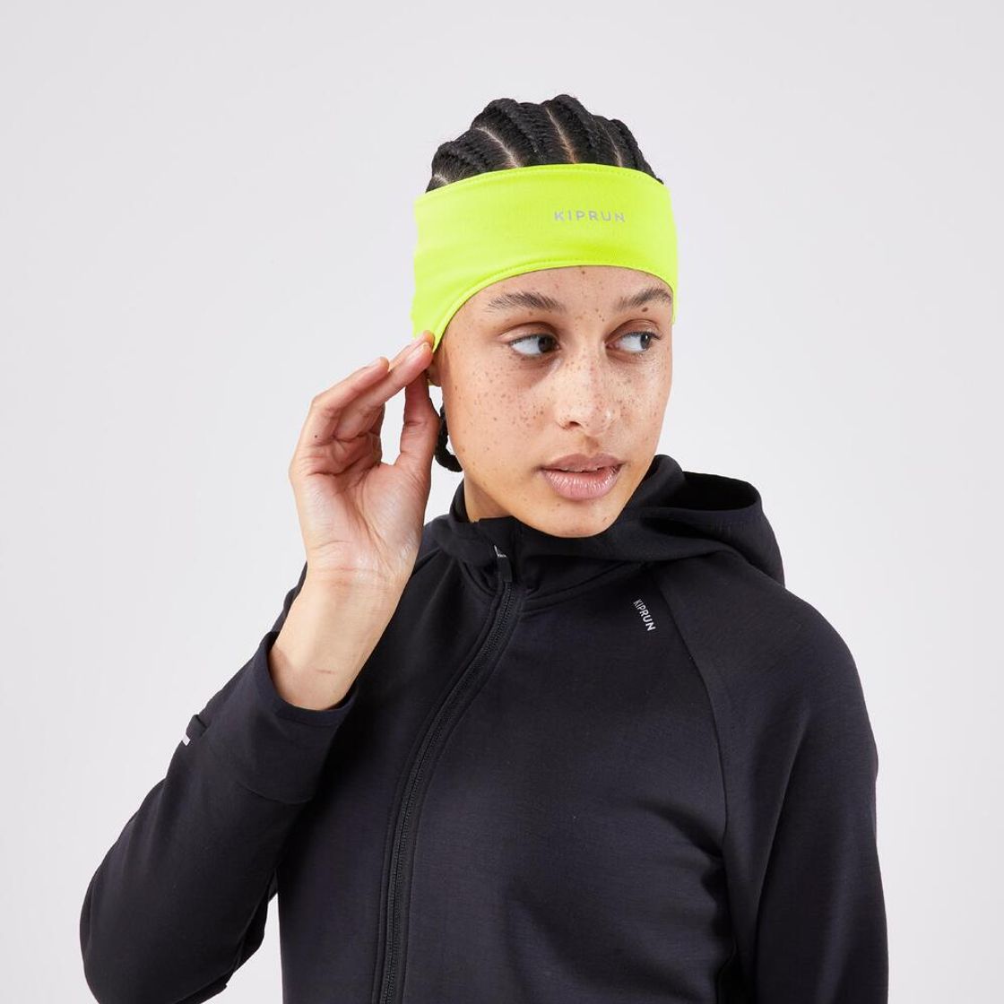 데카트론 러닝 보온 헤드밴드 런 웜 플루오 애시드 옐로우(DECATHLON Running Warm Headband Run Warm Fluo Acid Yellow) - 2