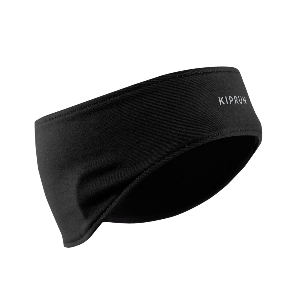 8342130 DECATHLON Running Warm Headband Run Warm Smoked Black