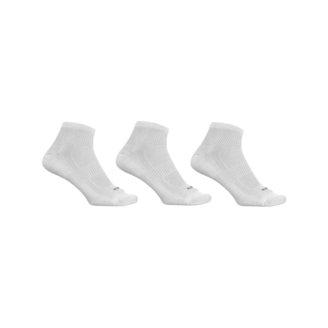 데카트론 러닝 단목 양말 3켤레 런100 울트라 화이트(DECATHLON Running Low Socks 3 Pairs Run 100 Ultra White)