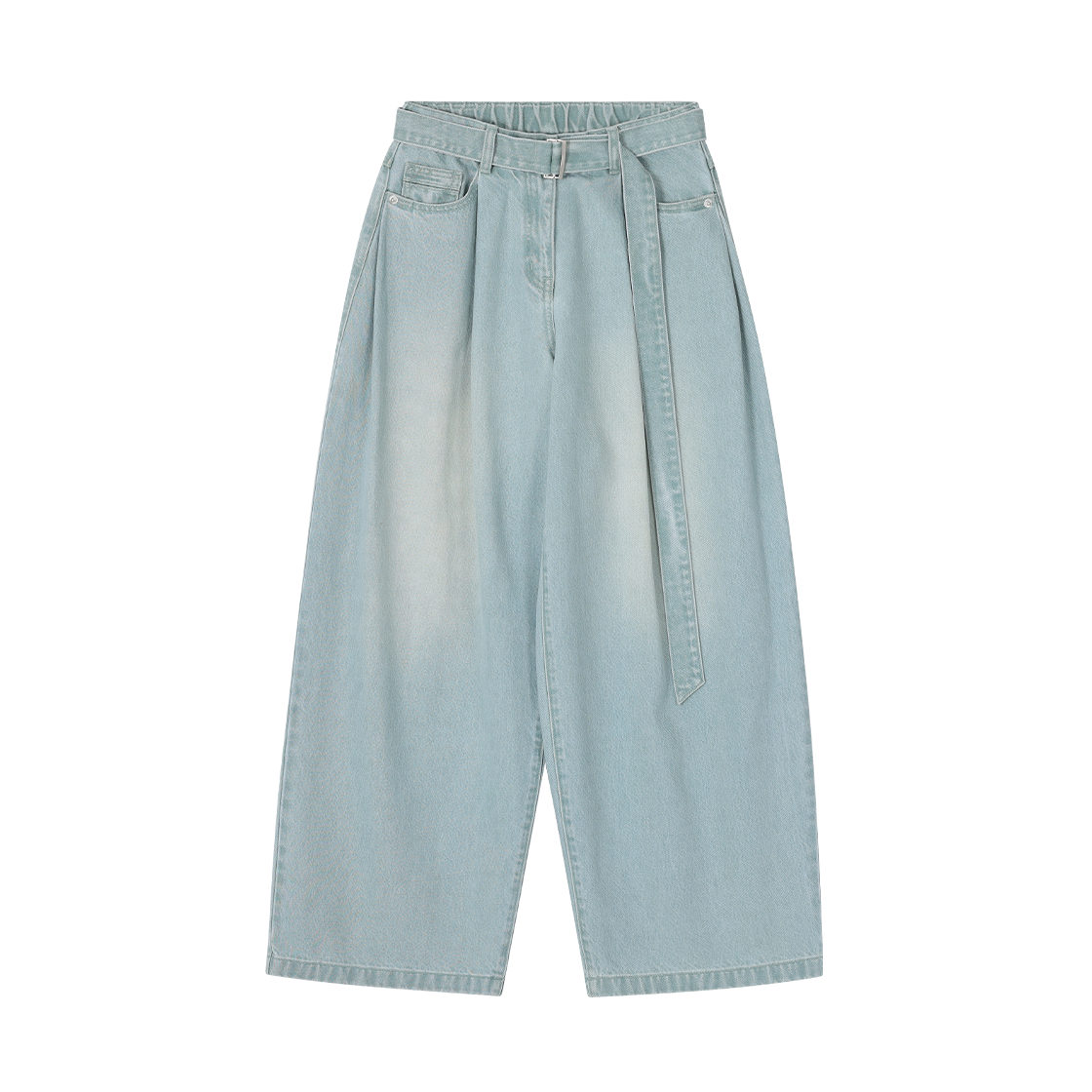 WI2PT243LB (W) SONGZIO Wide Belted Denim Light Blue