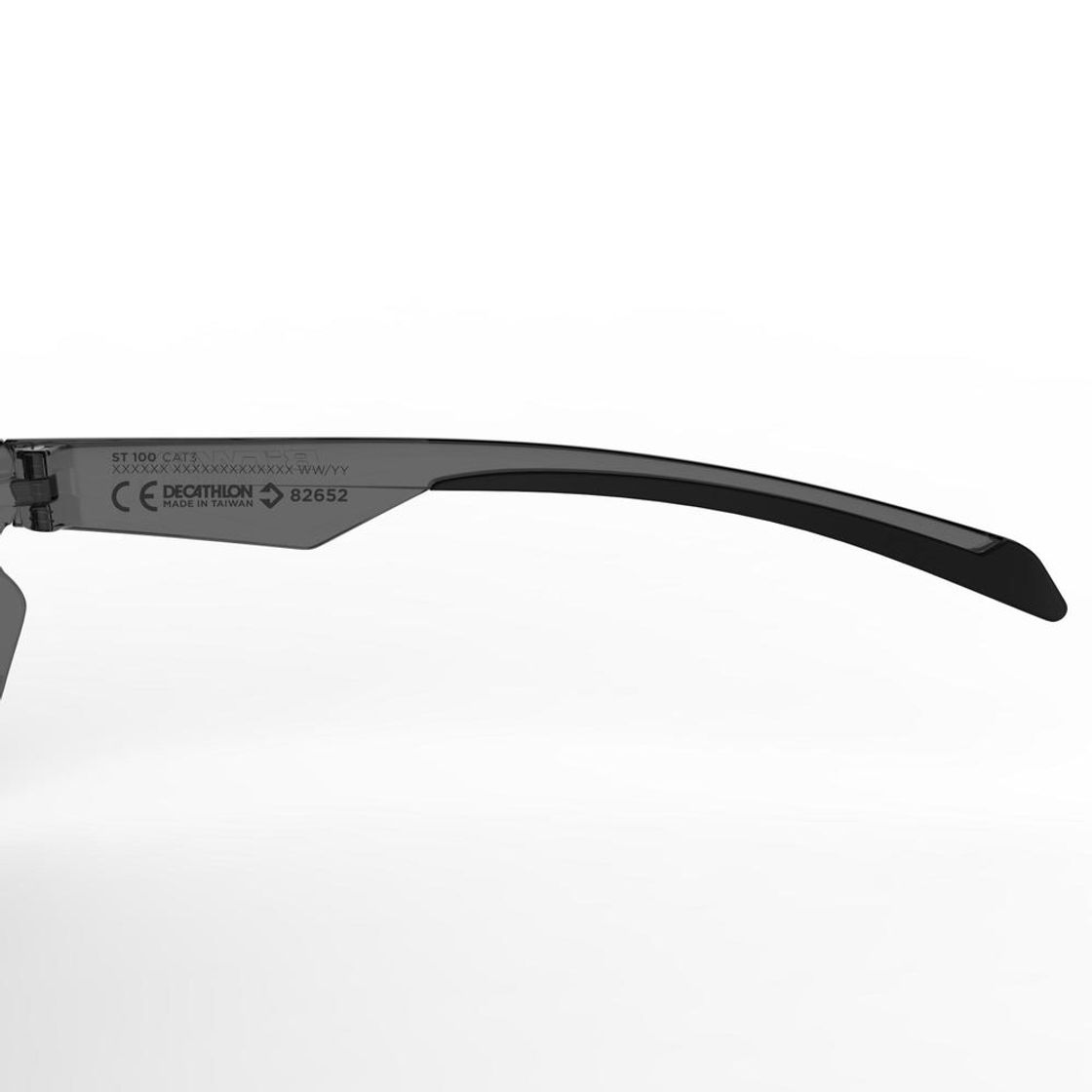 데카트론 성인 스포츠 선글라스 카테고리3 ST100 스모크 블랙(DECATHLON Adult Sports Sunglasses Category 3 ST100 Smoked Black) - 7