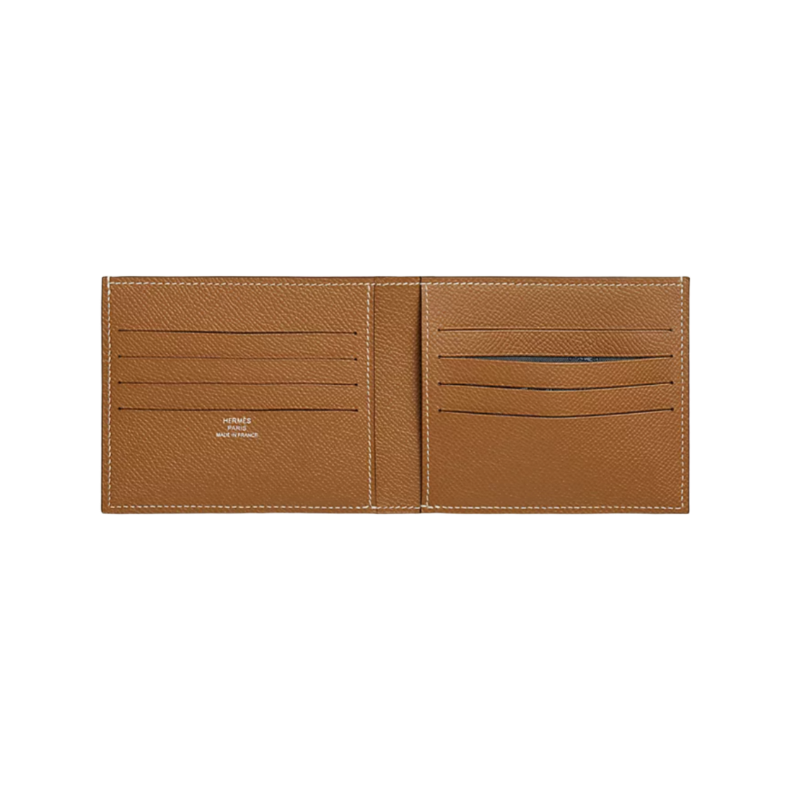 에르메스 시티즌 트윌 컴팩트 카드 홀더 앱송 카프스킨 & 골드 베르 망그로브 그리 팬틴(Hermes Citizen Twill Compact Card Holder Epsom Calfskin & Gold Vert Mangrove Gris Pantin) - 2