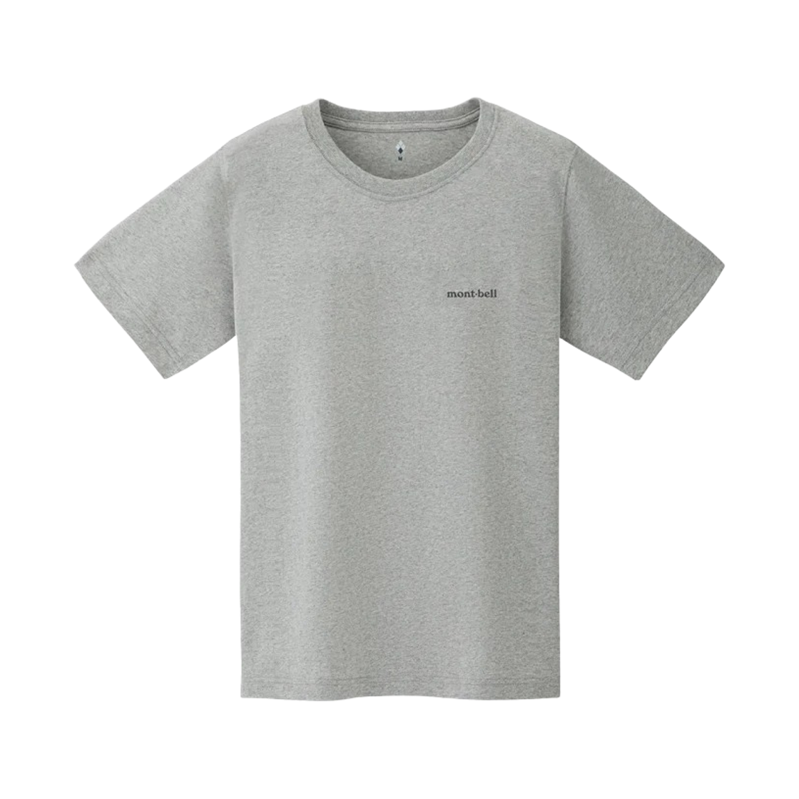 2104792 Montbell Pear Skin Cotton T-Shirt Light Gray