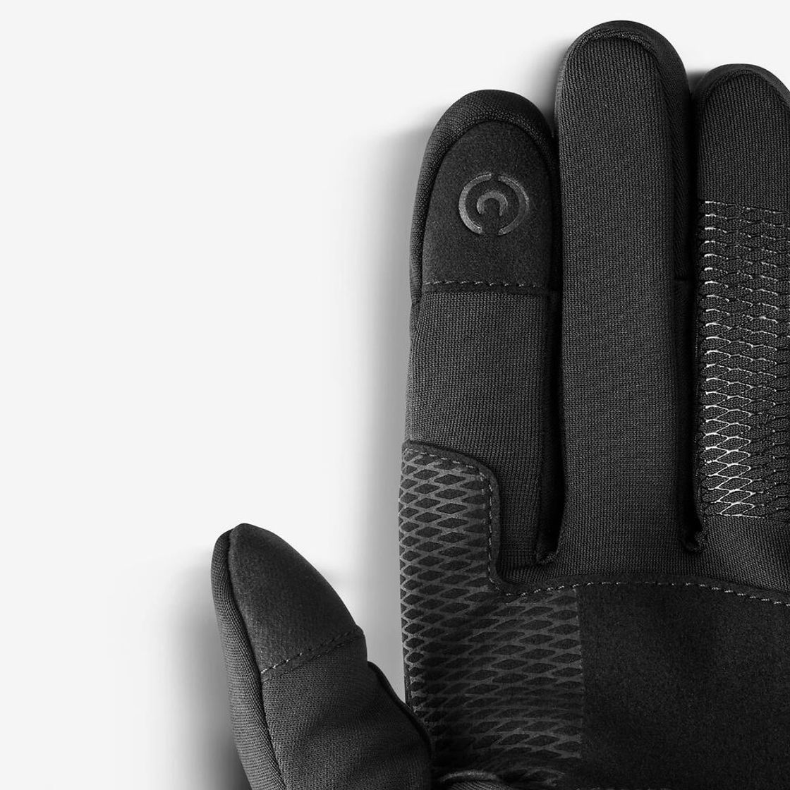 데카트론 백패킹 터치스크린 스트레치 장갑 MT500 스모크 블랙(DECATHLON Backpacking Touchscreen Stretch Gloves MT500 Smoked Black) - 3