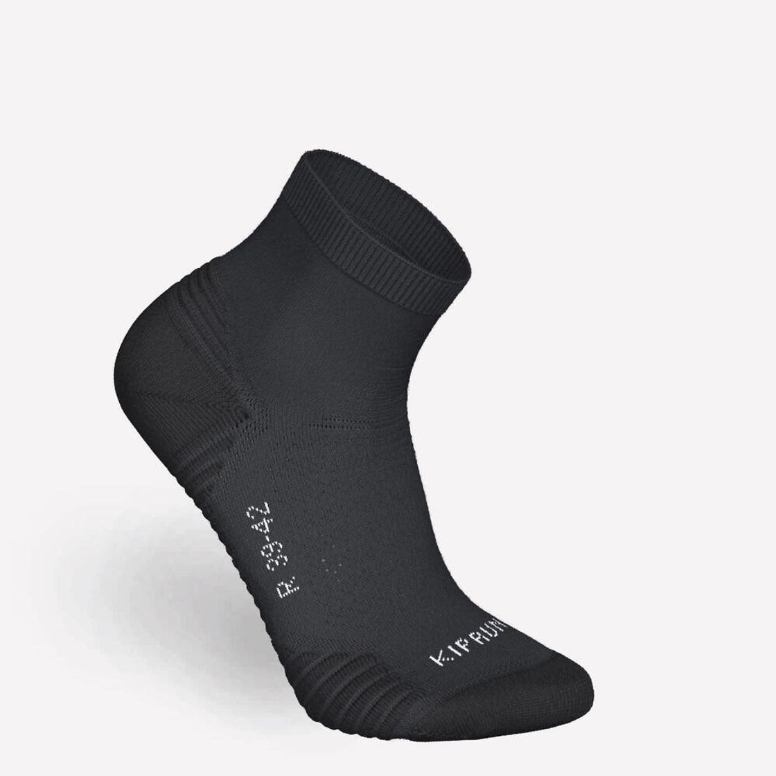 데카트론 러닝 도톰한 중목 양말 2켤레 런 500 스모크 블랙(DECATHLON Running Thick Mid-Cut Socks 2 Pairs Run 500 Smoked Black) - 6