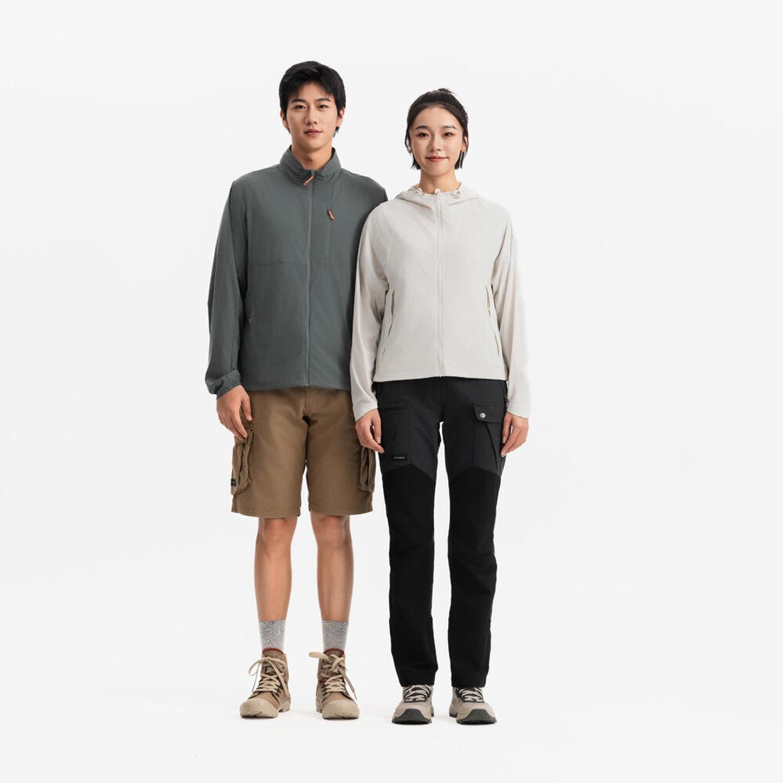 데카트론 여성 등산 바람막이 재킷 헬륨 500 펄 베이지(DECATHLON Women's Hiking Windbreaker Jacket Helium 500 Pearl Beige) - 6