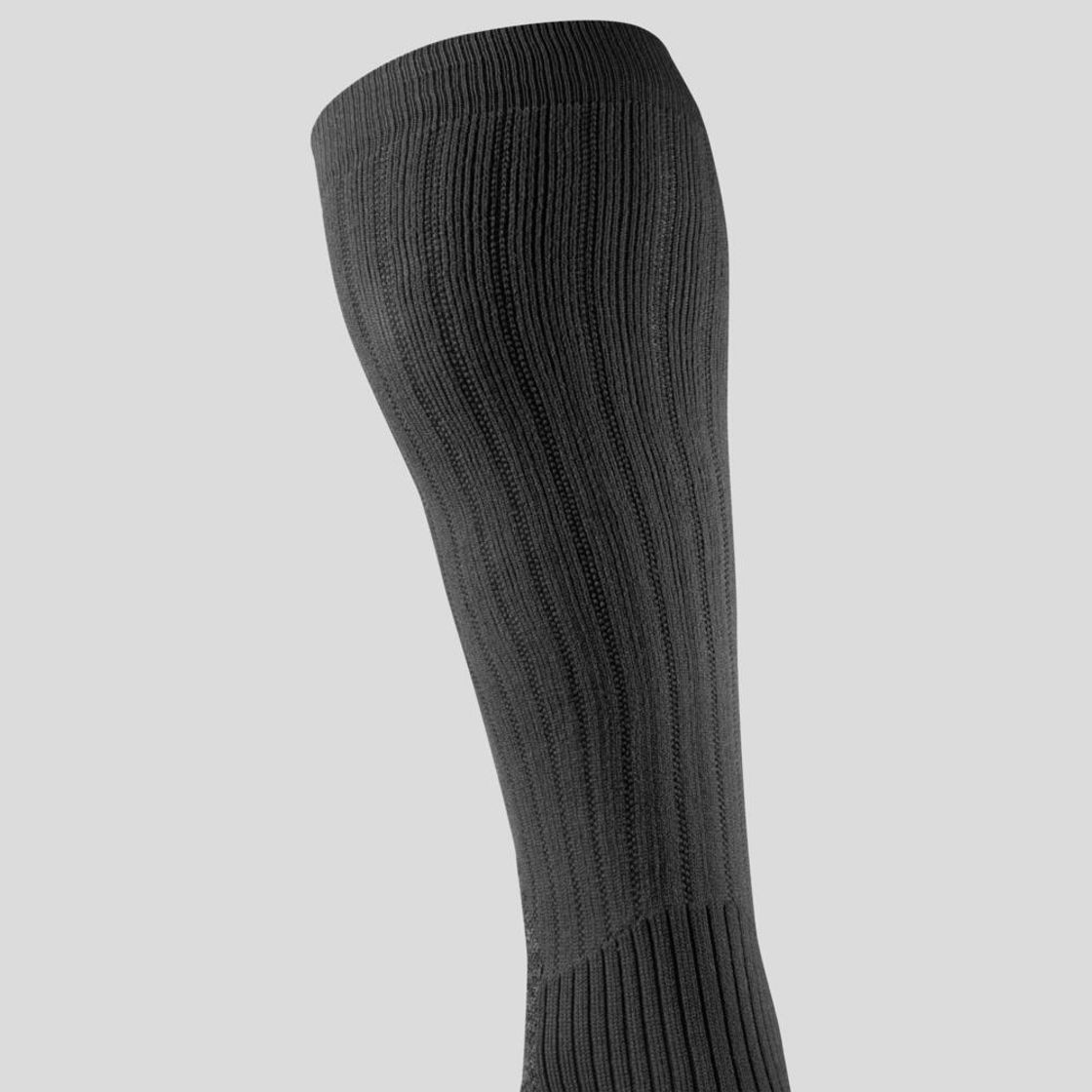 데카트론 성인 등산 도톰한 장목 양말 2켤레 SH100 엑스웜 스모크 블랙(DECATHLON Adult Hiking Thick High Socks 2 Pairs SH100 X-Warm Smoked Black) - 4
