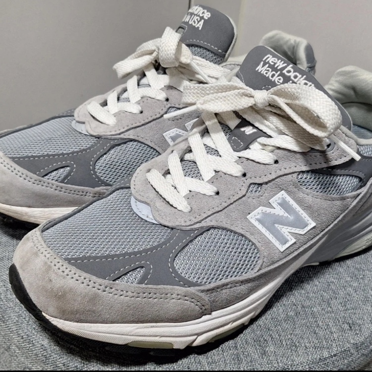 New Balance 993 Made in USA Grey - D Standard 착용 스타일