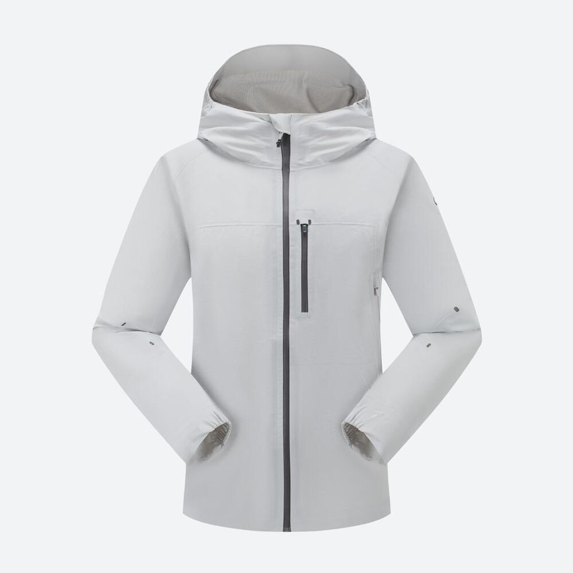 데카트론 여성 울트라라이트 등산 방수 재킷 MH500 루나 그레이(DECATHLON Women's Ultralight Hiking Waterproof Jacket MH500 Lunar Grey) - 4