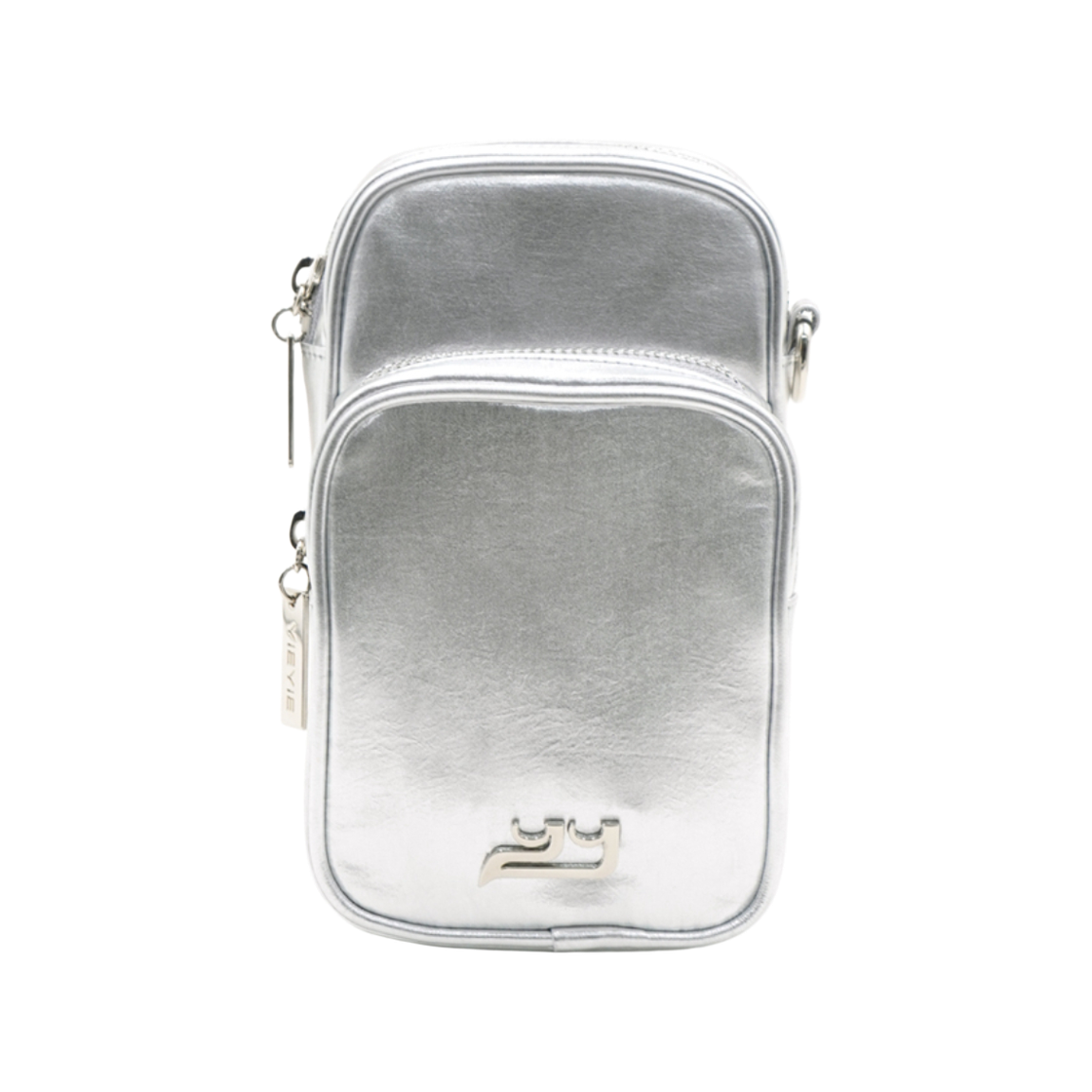 이에이에 루크 크로스바디 백 메탈릭 실버(YIEYIE Y.18 Luke Crossbody Bag BB27 Metallic Silver) - 2