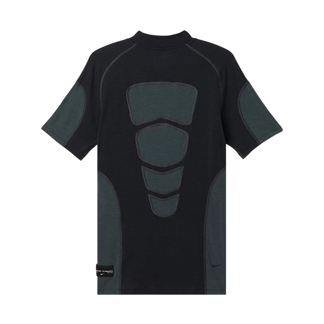 나이키 테크 드라이핏 숏슬리브 베이스 레이어 블랙 앤트러사이트 - 아시아(Nike Tech Dri-Fit Short Sleeve Base Layer Black Anthracite - Asia) - 2