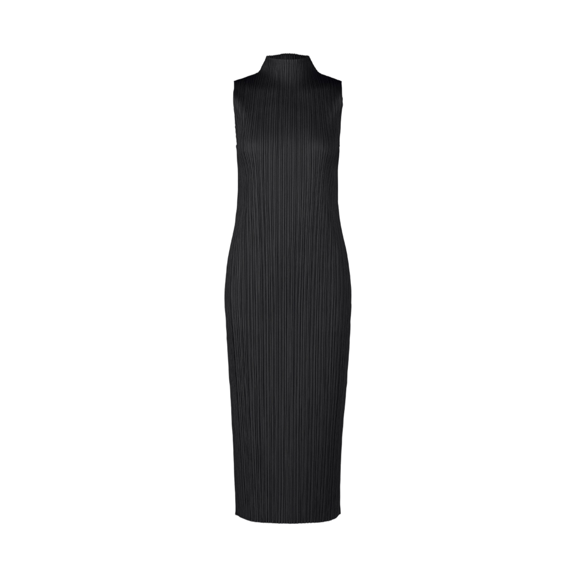 PP61-JH146-15 (W) Pleats Please Issey Miyake Monthly Colors April Dress Black