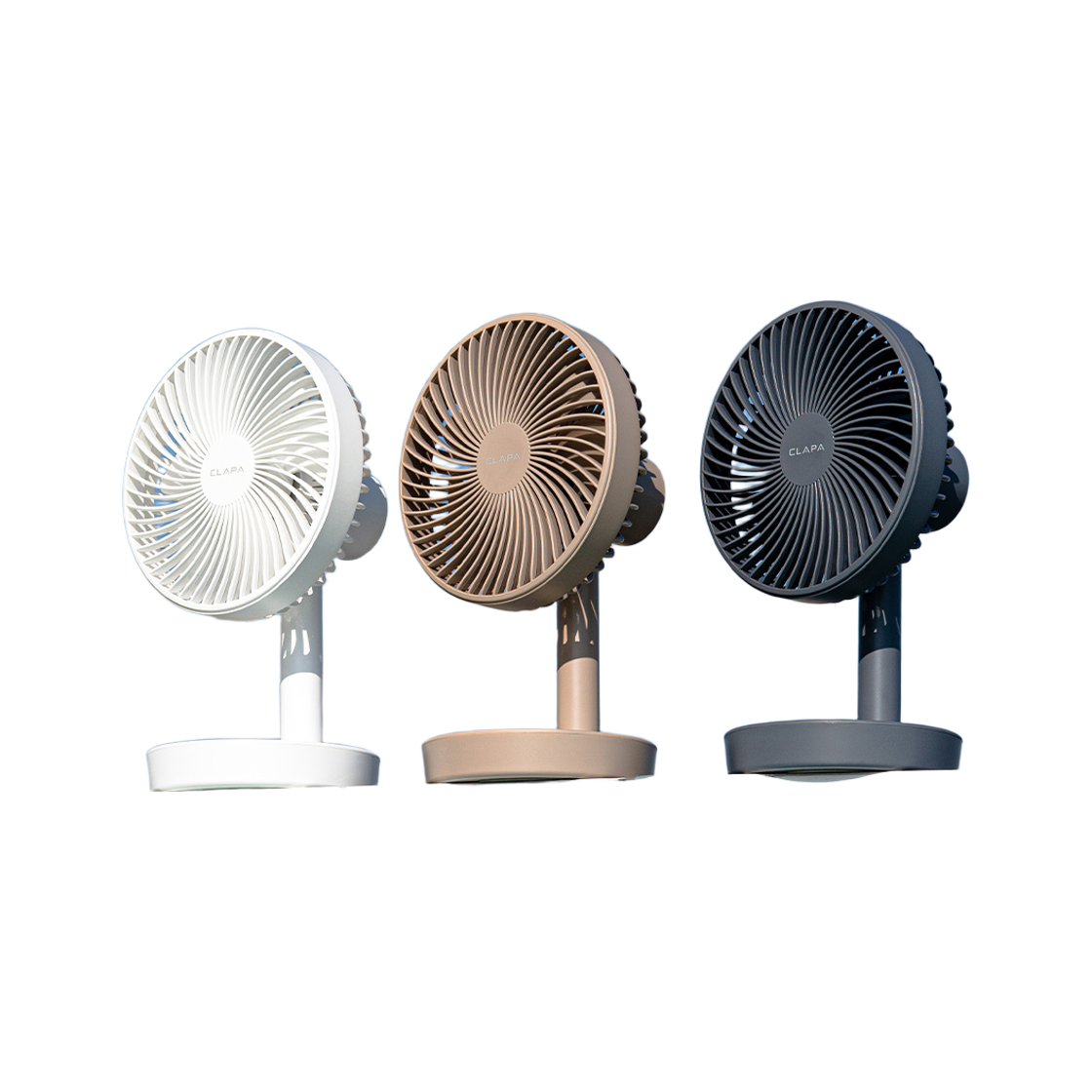 클래파 탁상용 선풍기 무선 자동회전 캠핑 사무실 미니 소형 선풍기(CLAPA Wireless Fan with BLDC Silent Motor, Rechargeable Battery BEF-D400) - 2