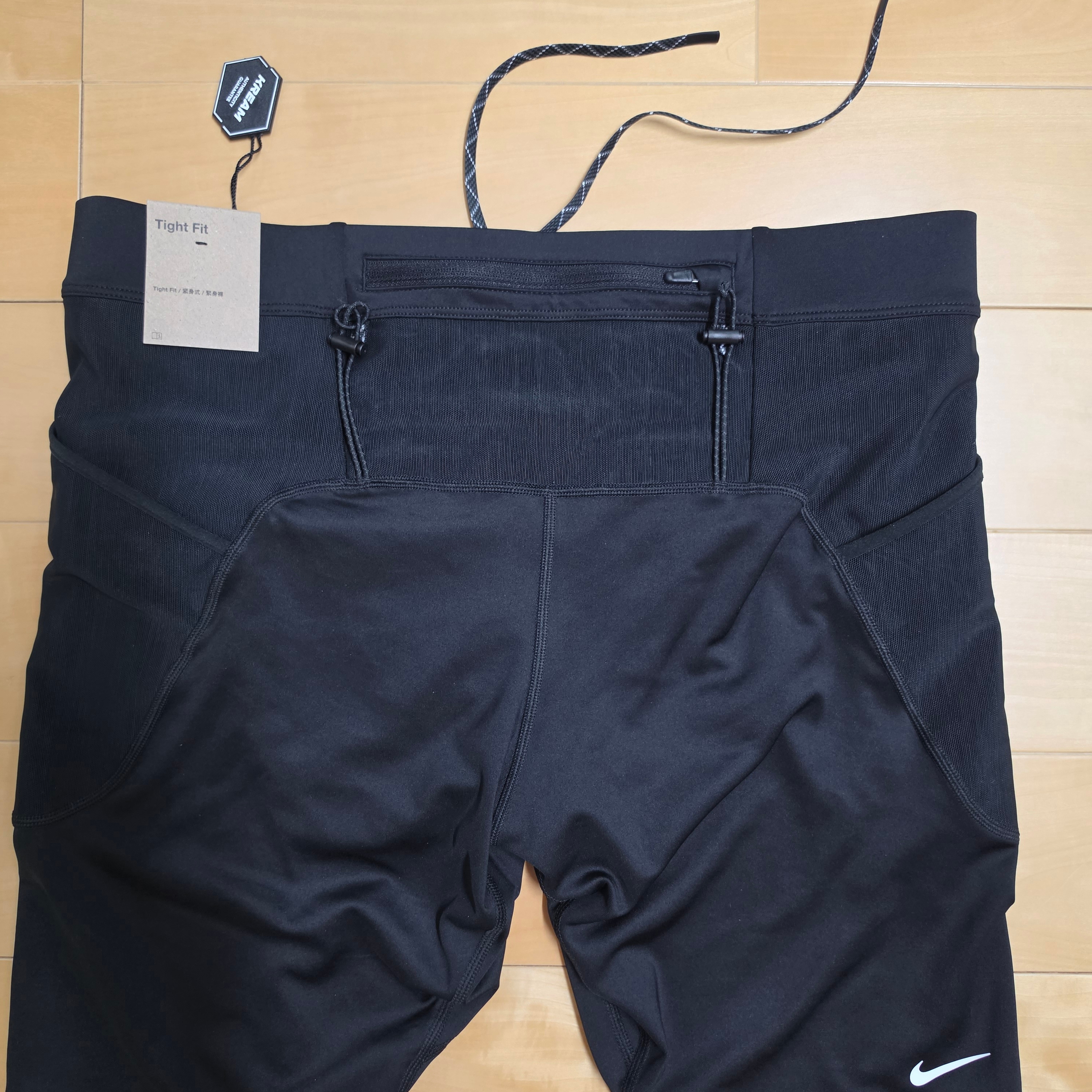 Nike ACG Lava Loops Dri-Fit ADV Half Trail Running Tights Black Summit White - Asia 착용 스타일 - 1