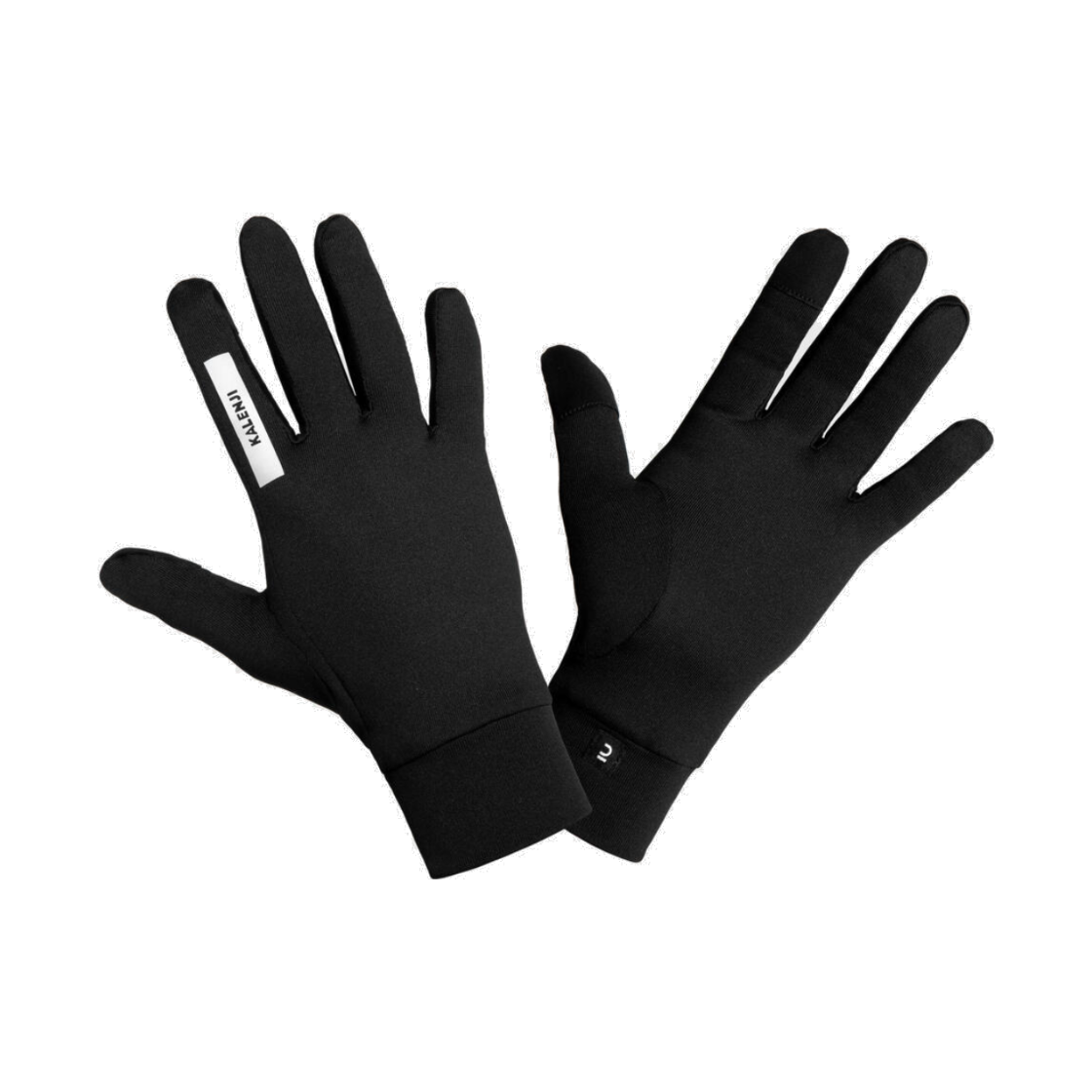 데카트론 러닝 터치스크린 장갑 웜 100 V2 스모크 블랙(DECATHLON Running Touchscreen Gloves Warm 100 V2 Smoked Black) - 1