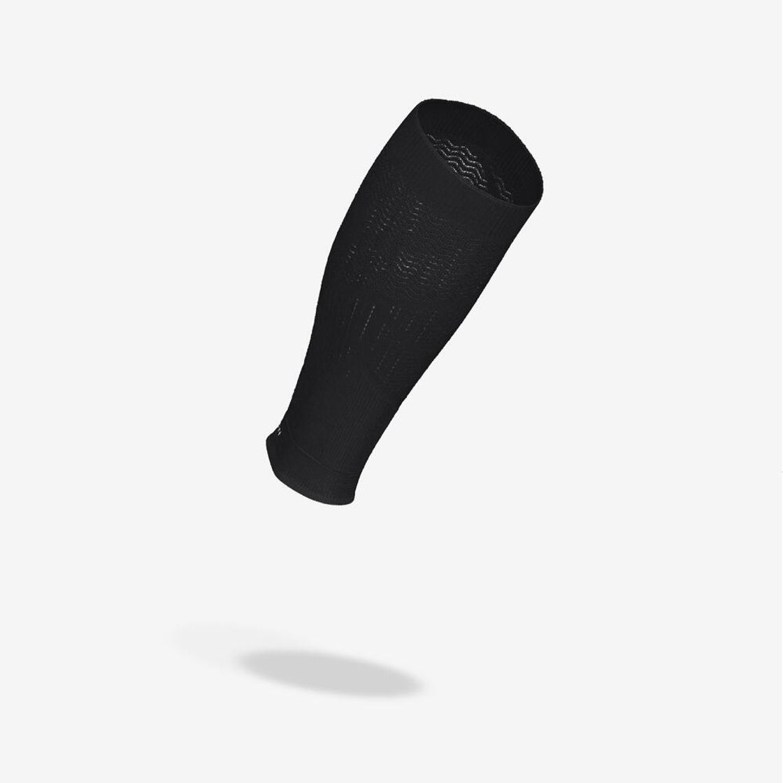 데카트론 러닝 카프 슬리브 2개입 900 스모크 블랙(DECATHLON Running Calf Sleeves 2pcs 900 Smoked Black) - 4