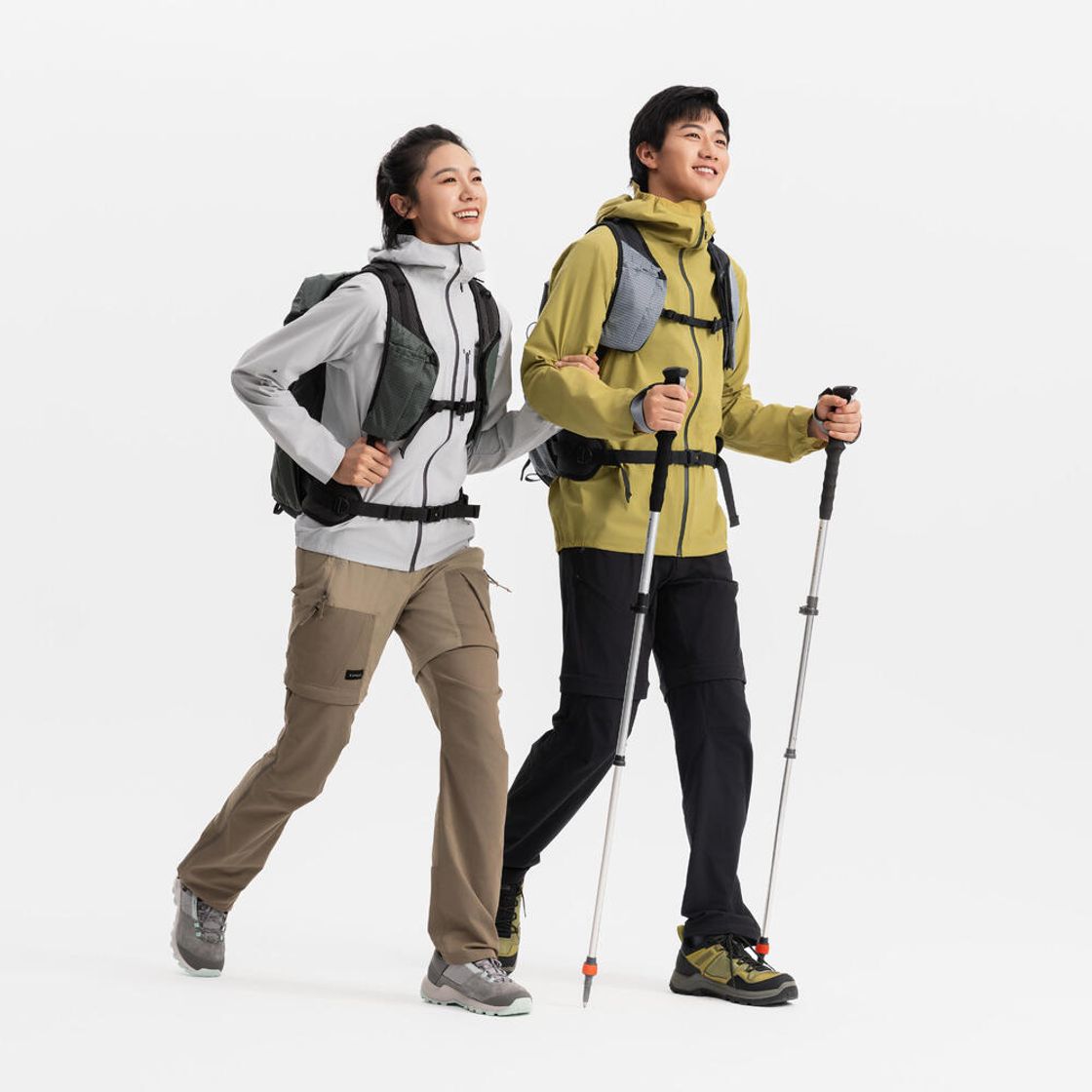 데카트론 여성 울트라라이트 등산 방수 재킷 MH500 루나 그레이(DECATHLON Women's Ultralight Hiking Waterproof Jacket MH500 Lunar Grey) - 10
