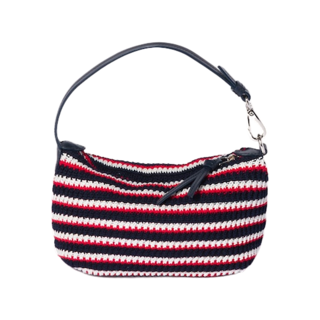 미우 미우 크로쉐 파우치 블루 레드(Miu Miu Crochet Pouch Blue Red) - 3