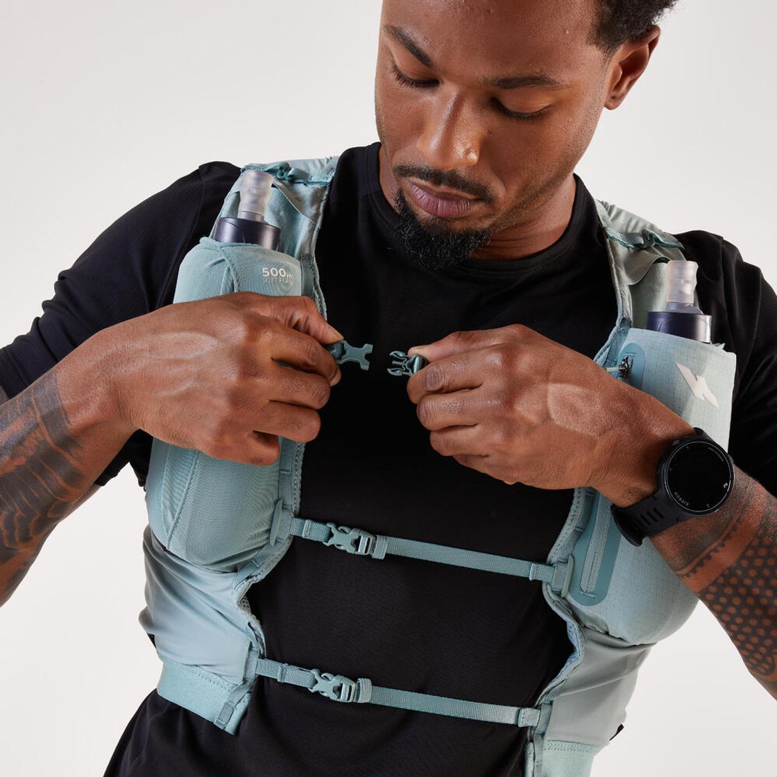 데카트론 경량 트레일러닝 베스트 5L 프로즌 그린(DECATHLON Lightweight Trail Running Vest 5L Frozen Green) - 3