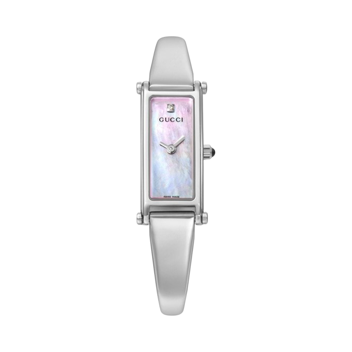 YA015554 [25% 쿠폰] Gucci 1500 Series Quartz 12x24mm Stainless Steel Pink