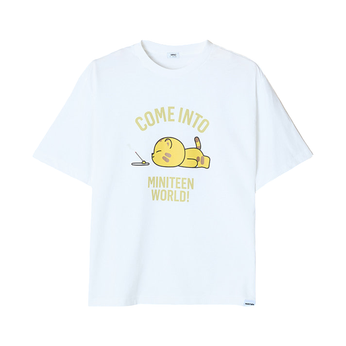 스파오 x 미니틴 숏슬리브 티셔츠 옐로우(Spao x Miniteen Short Sleeve T-Shirt Yellow) - 1