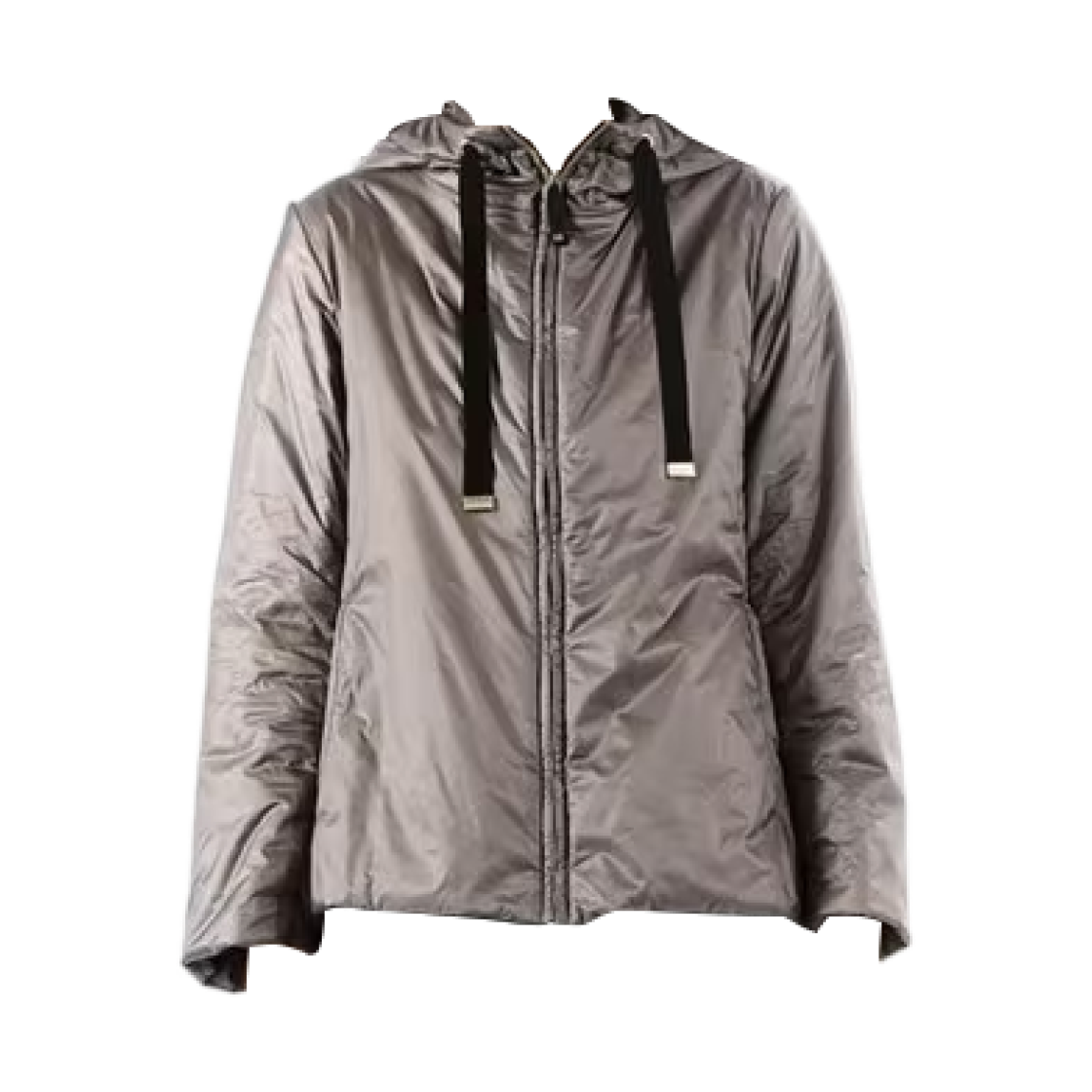 (W) 막스마라 더 큐브 그린에이치 발수 소재 테크니컬 캔버스 트레블 자켓 그레이((W) Max Mara The Cube Greenh Travel Jacket in Water-Resistant Technical Canvas Grey)