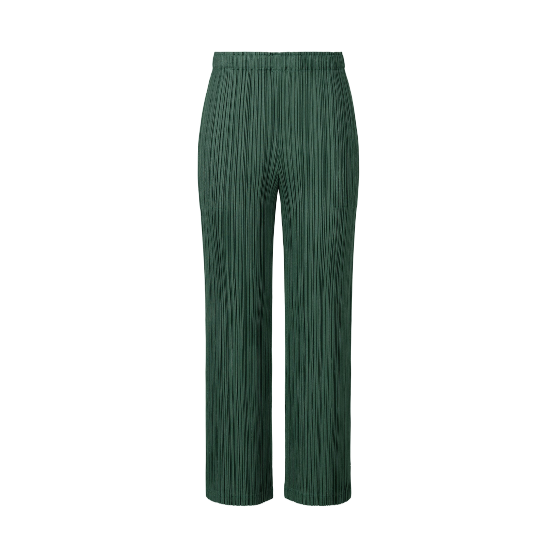 PP61-JF381-67 (W) Pleats Please Issey Miyake Thicker Bottoms 2 Pants Dark Green