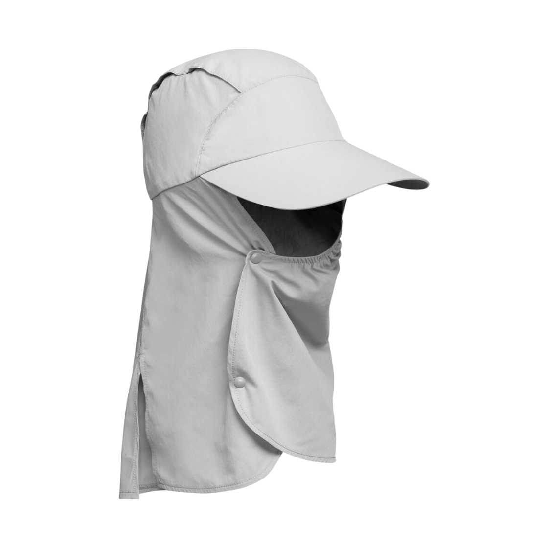 데카트론 백패킹 플랩캡 모자 데저트 500 코멧 그레이(DECATHLON Backpacking Flap Cap Desert 500 Comet Grey)