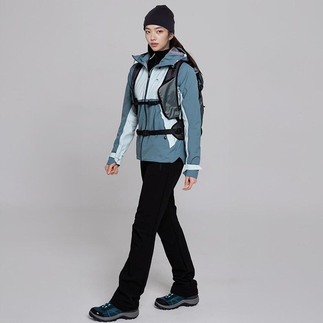 데카트론 여성 등산 방한발수 바지 SH500 벤틸레이션 적용 블랙(DECATHLON Women's Warm Water-Repellent Hiking Trousers SH500 Ventilation Black) - 4
