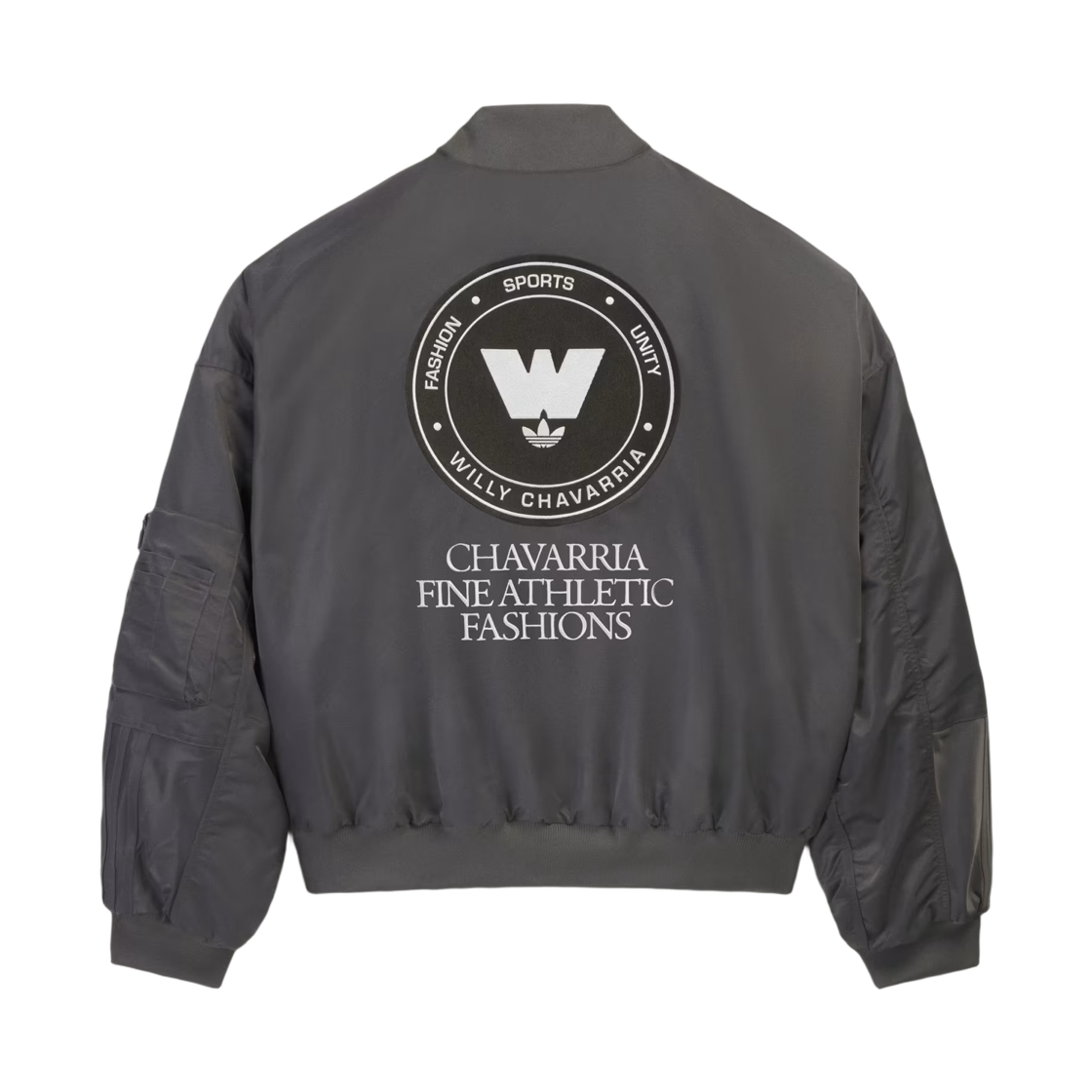 아디다스 x 윌리 차바리아 봄버 자켓 그레이 식스 - KR 사이즈(Adidas x Willy Chavarria Bomber Jacket Grey Six - KR Sizing) - 2