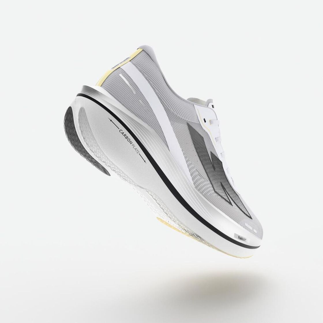 데카트론 여성 카본 레이싱화 킵스톰 챌린저 2 울트라 화이트(DECATHLON Women's Carbon Racing Shoes Kiprun Kipstorm Challenger 2 Ultra White) - 3