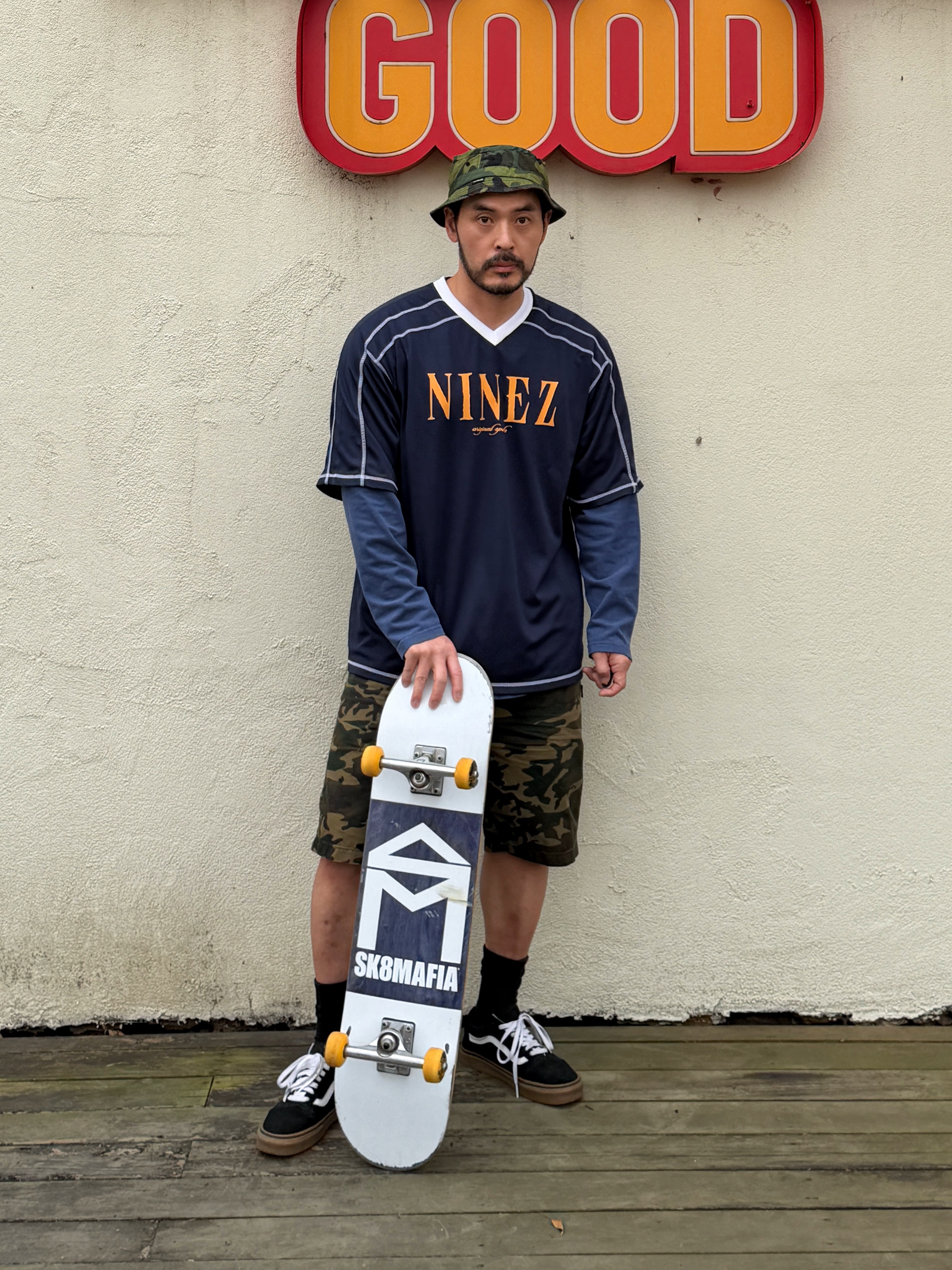 Vans Old Skool Black Gum 착용 스타일 - 5